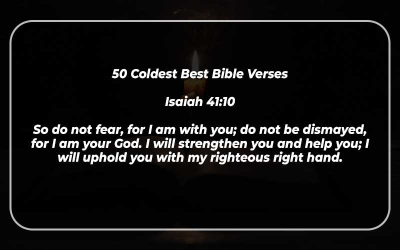 50 Coldest Best Bible Verses
