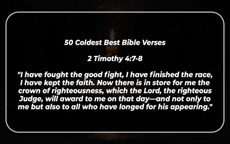 50 Coldest Best Bible Verses
