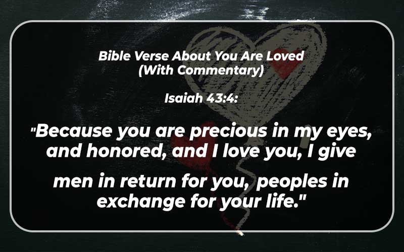 Bible Verse About You Are Loved 