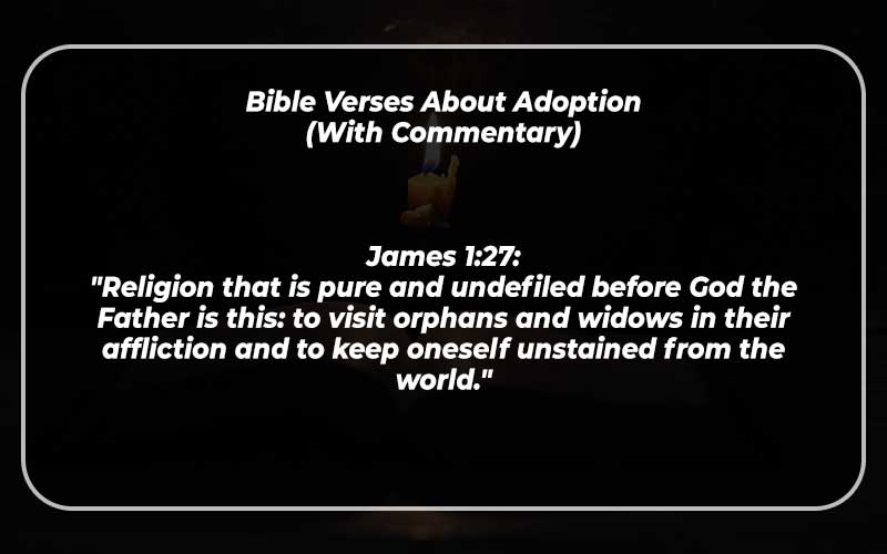 Bible Verses About The Adoption