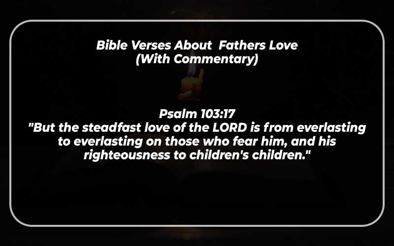 Bible Verses About Fathers Love 