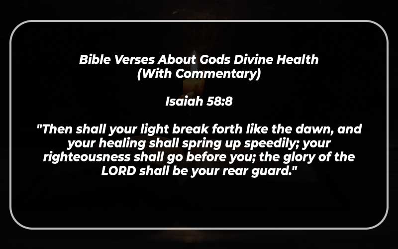 Bible Verses About Gods Divine Health