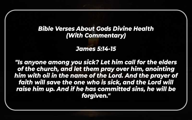 Bible Verses About Gods Divine Health