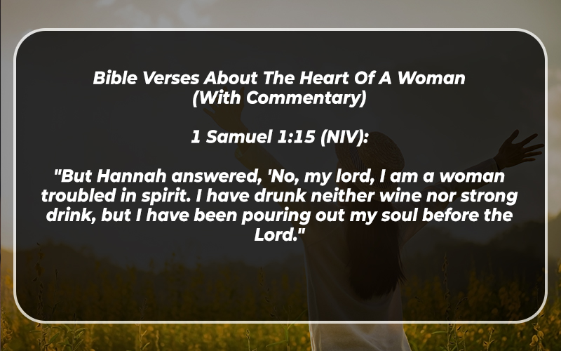 Bible Verses About The Heart Of A Woman 