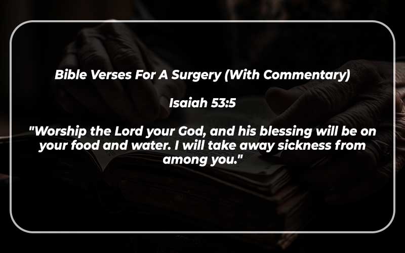Bible Verses For A Surgery
