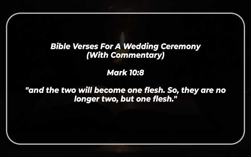 Bible Verses For A Wedding Ceremony