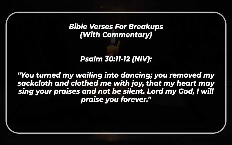 Bible Verses For Breakups