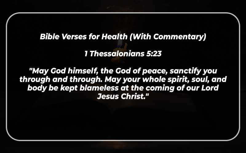 Bible Verses for Health 
