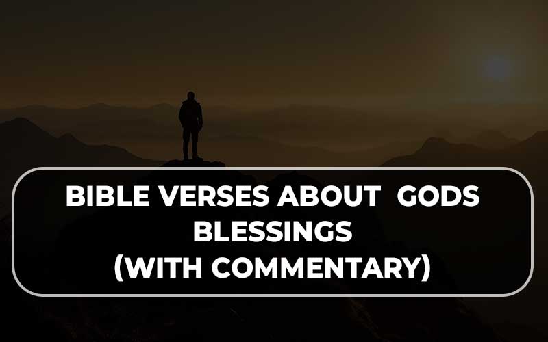 Bible Verses About Gods Blessings