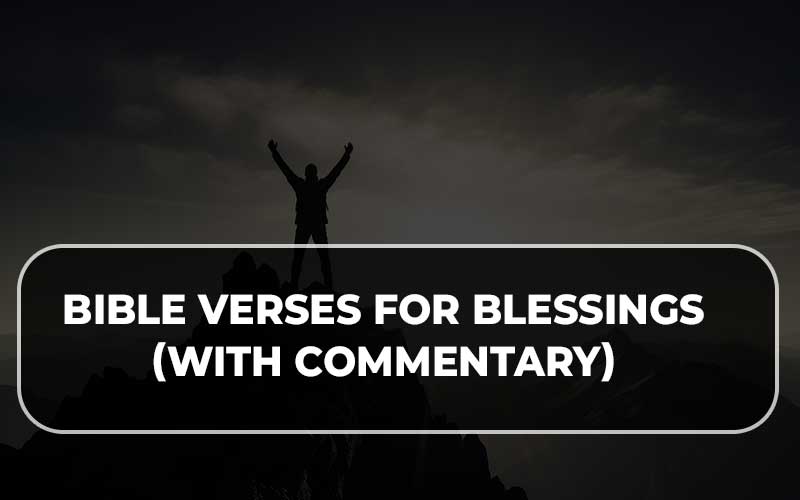 Bible Verses For Blessings