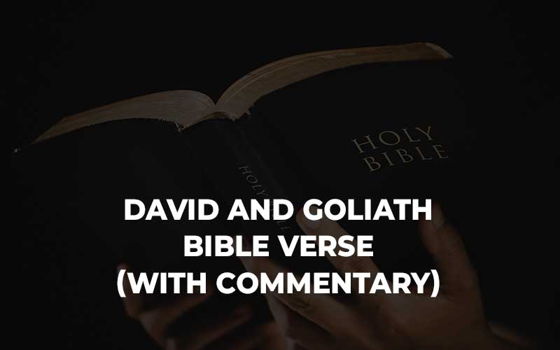 David And Goliath Bible Verse