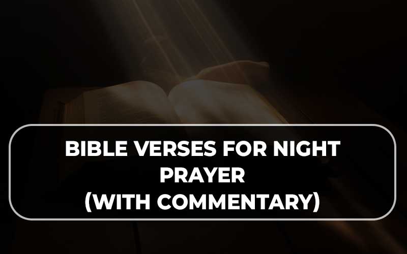 Bible Verses For Night Prayer