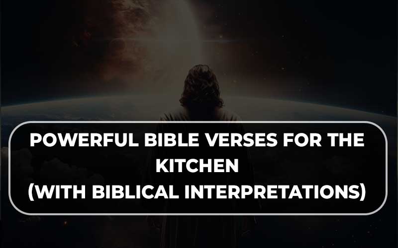 Bible Verses For The Kitchen