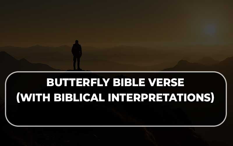 Butterfly Bible Verse