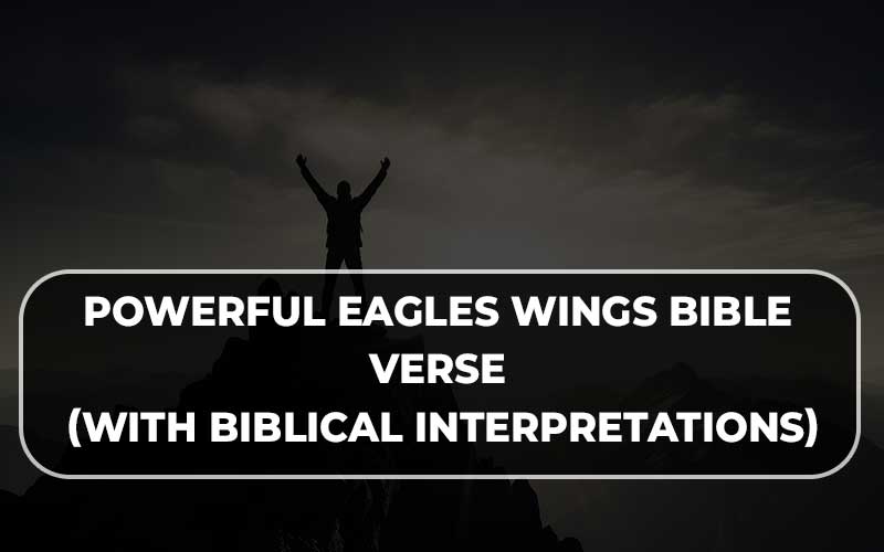 Eagles Wings Bible Verse