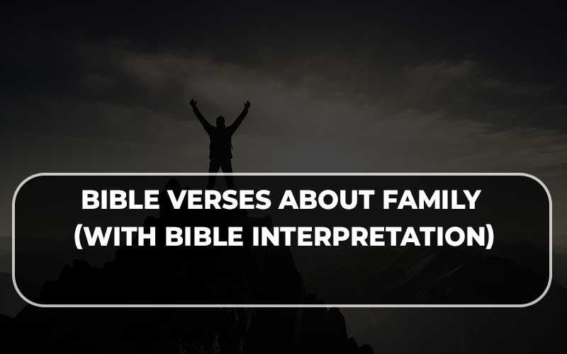 Bible verses about family