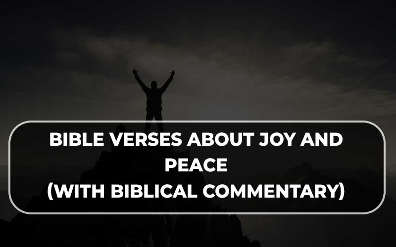 Bible verses about joy and peace